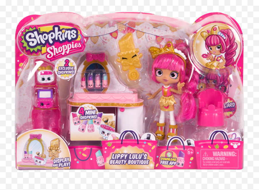 Shopkins Shoppies S3 Lippy Boutique Emoji,Emojis Party Supplies