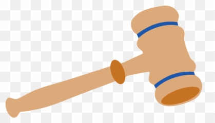 Openclipart - Cartoon Judge Hammer Transparent Emoji,Emoji Movie Gavel