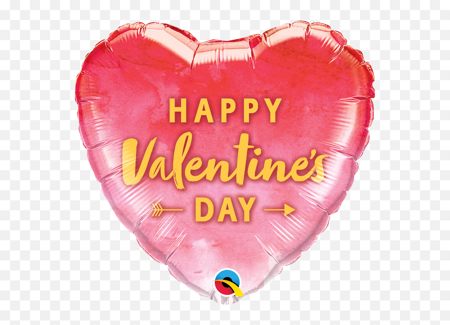 18 Qualatex Foil Balloon - Happy Valentineu0027s Day Arrow Happy Day Gifts Emoji,Emoji Heart Balloons