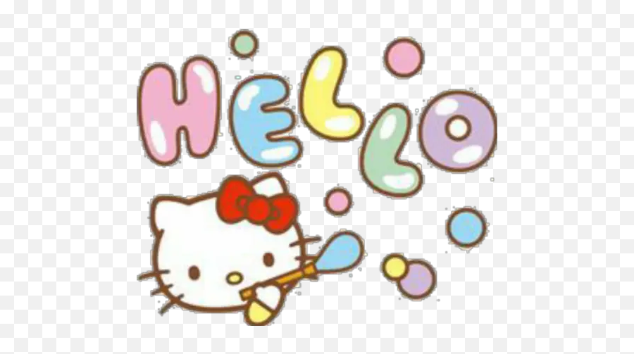 Hello Kitty Stickers For - Hello Kitty Happy Day Emoji,Hello Kitty Emoji Facebook
