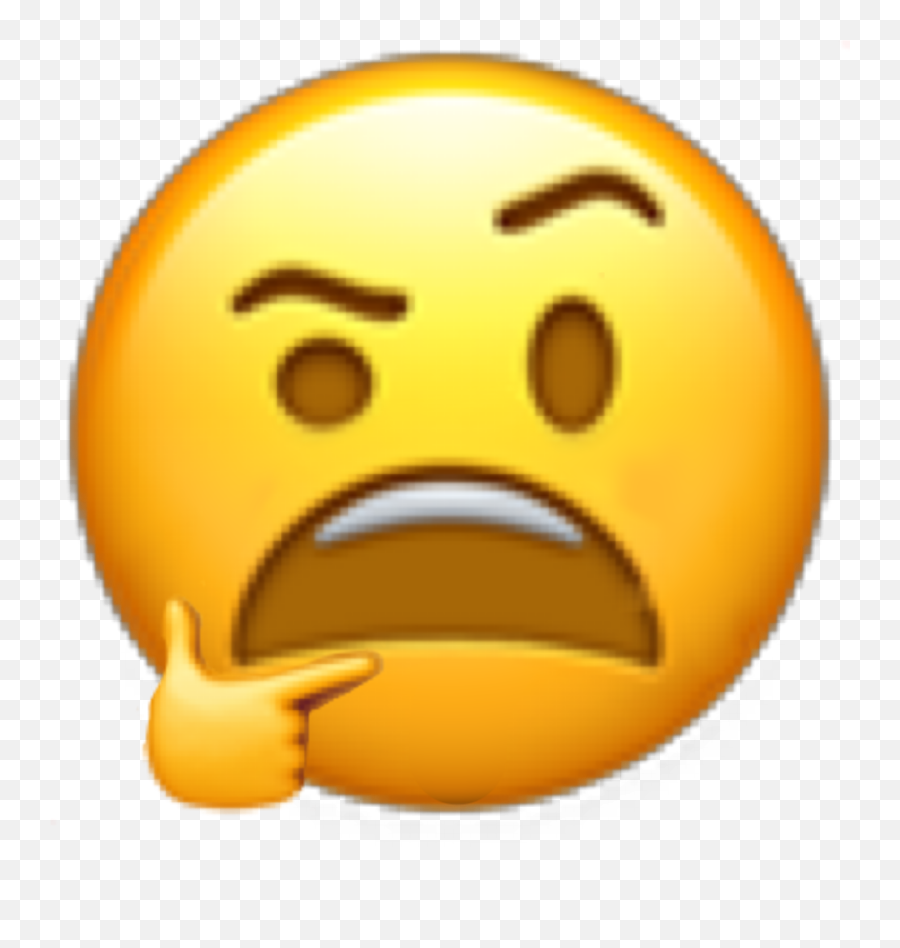Sticker Emojiremix Thinking Sticker By - Relation Between Cusec And Cumec,Thinking Emoji\\