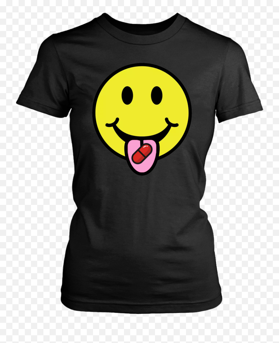 Red Pill Smiley - Teach Math Shirt Emoji,White Pill Emoticon