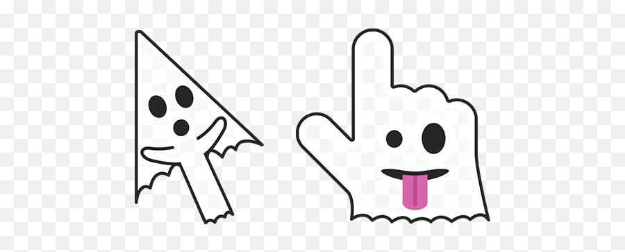 Cursoji - Ghost Cursor Emoji,Shush Emoji