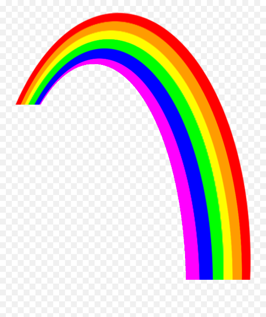 Rainbow Cloud Remixedemoji Emoji Rainbow Emoji - Clip Art Rainbow Download Png Free,Likert Scale With Emojis