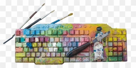 Our Part Of Parenthood - Digital Art Emoji,An Art Event About Child Painting Emotion And Artist