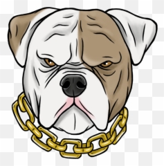 Download American Bulldog Face Cartoon Clipart 5335216 - Drawings Of Cute Bulldogs Emoji,Boston Terrier Emoticons