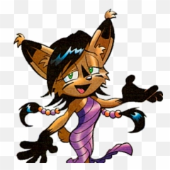 Nicole - Sonic Pre Super Genesis Wave Emoji,Emotion Rebel Lynx
