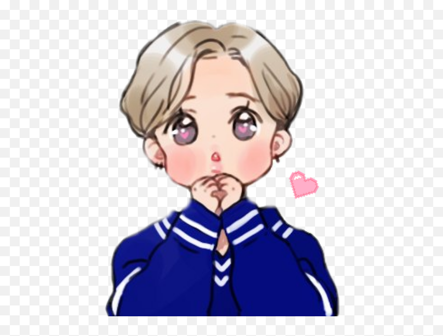 Taemin Fanart Shinee Cute Heart Sticker - For Women Emoji,Shinee Emojis 6v6