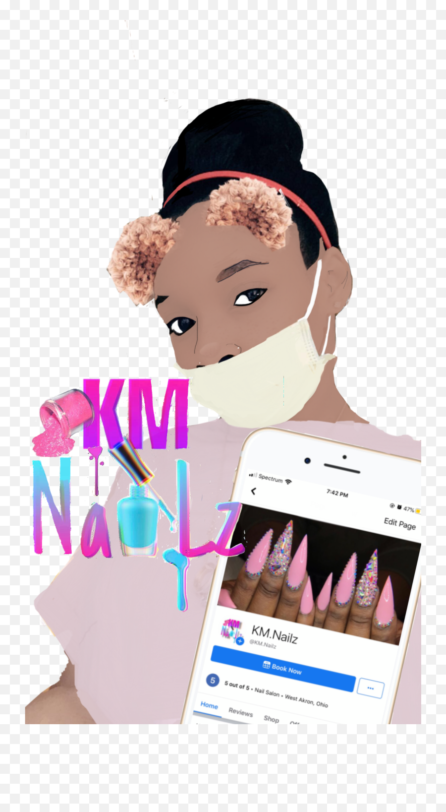 Schedule Online With Kmnailz - Girly Emoji,Emoji Toe Nail Bling