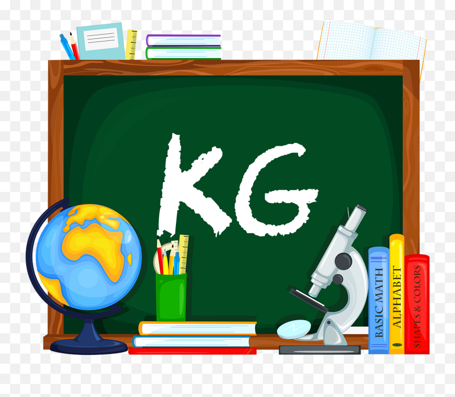 Kg - Clipart Back To School Blackboard Emoji,Fun Emotions Game To Play With Kg