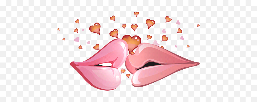 Gif - Happy Kiss Day Gif Emoji,Emoji Love On Musically