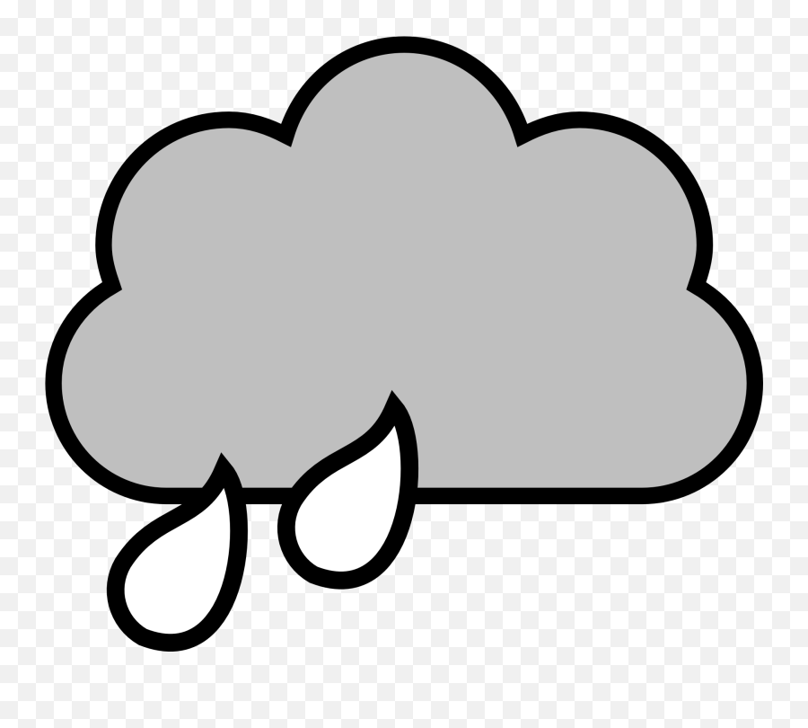 Cloud Rain Drops Drawing Free Image Download Emoji,Rain And Emotions