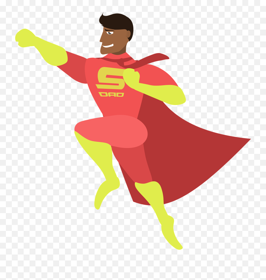 Father Superman Clipart - African American Happy Day Son Emoji,Superman Emoji