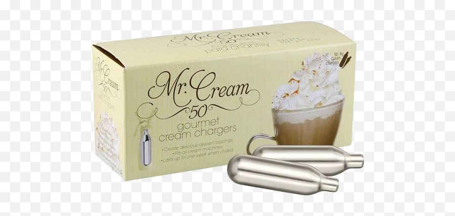 Mr Cream Cream Chargers - 50 Pack Emoji,Ice Cream Emoji In An Email Subject Line