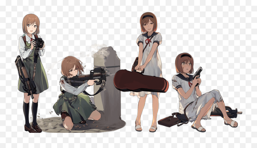 Setting Exploration Gunslinger Girl Girls Frontline Wiki Emoji,Manga Emotion References