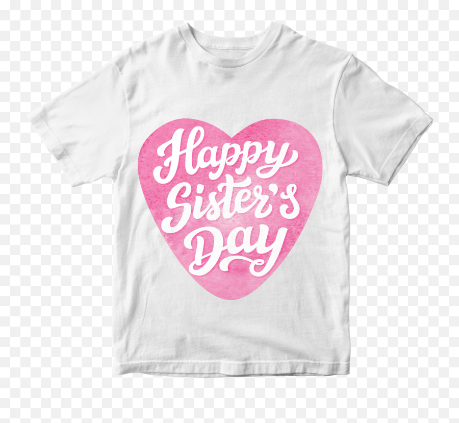 24 Editable Sisters Day T - Shirt Designs Bundle Emoji,Love My Sister Emojis