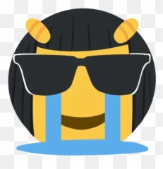 Emojojo Sticker Pack - Stickers Cloud Emoji,Crying Behind Sunglasses Emoji