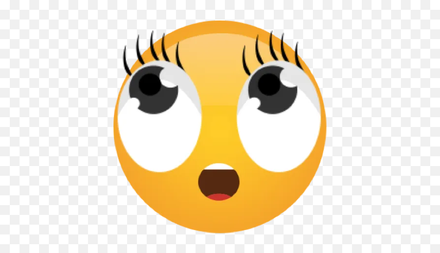 Emoji Big Eyes 3d By You - Sticker Maker For Whatsapp,Eyes Lip Eyes Emoji
