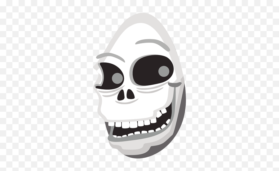 Ghost Skull Halloween Face Bone For Halloween - 512x512 Creepy Emoji,Skull Emoticon Facebook