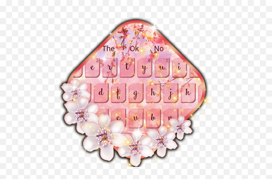 Amazoncom Beautiful Flower Sms Keyboard Theme Appstore - Girly Emoji,Sakura Flower Emoji