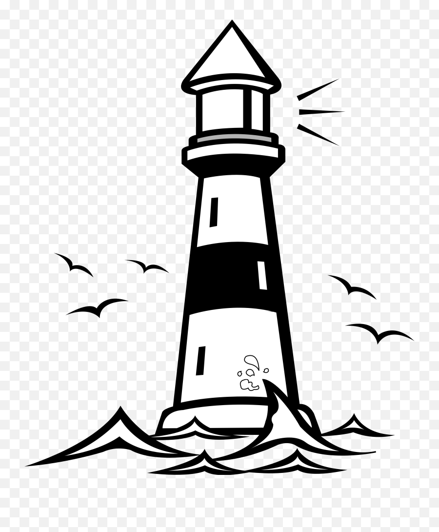 Lighthouse Clip Art Free Printable Free - Lighthouse Clipart Emoji,Lighthouse Emoji