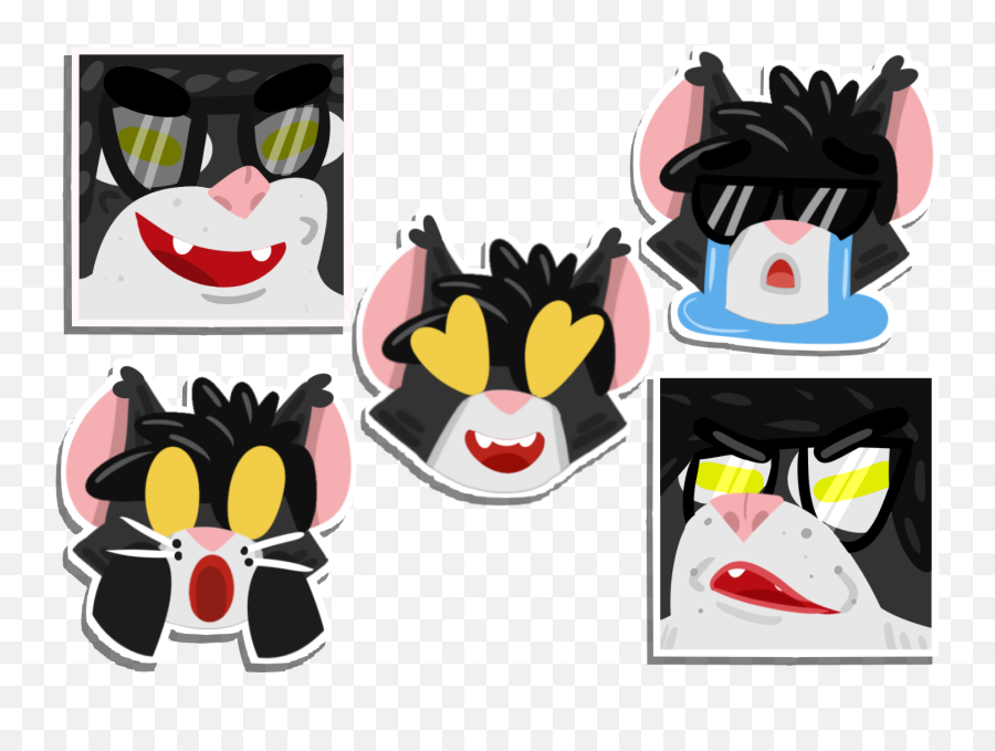 Another Commissioned Custom Emoji Pack - Fictional Character,Custom Emoji