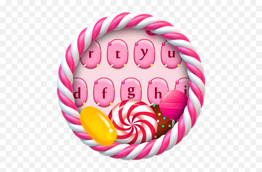 Pink Candy Cute - Keyboard Theme U2012 Applications Sur Google Play Girly Emoji,Gtalk Emoticon