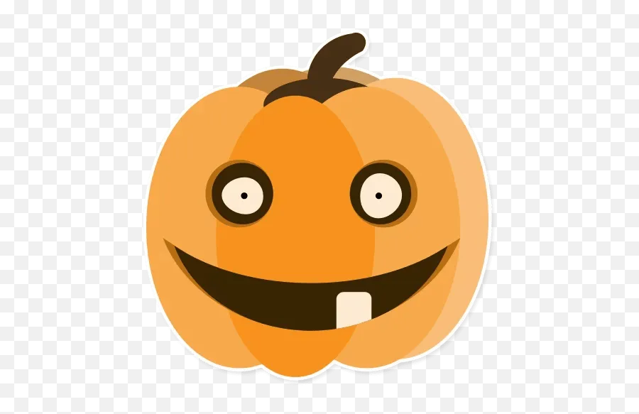 Pumpkin Stickers Set For Telegram - Happy Emoji,Pumpkin Emoticon For Facebook