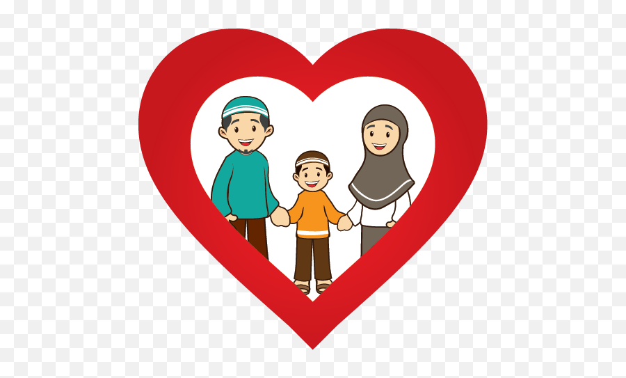Gambar Sekian Dan Terima Kasih Kartun - Kartun Keluarga Muslim Png Emoji,Emoticon Bergerak Untuk Bbm Android