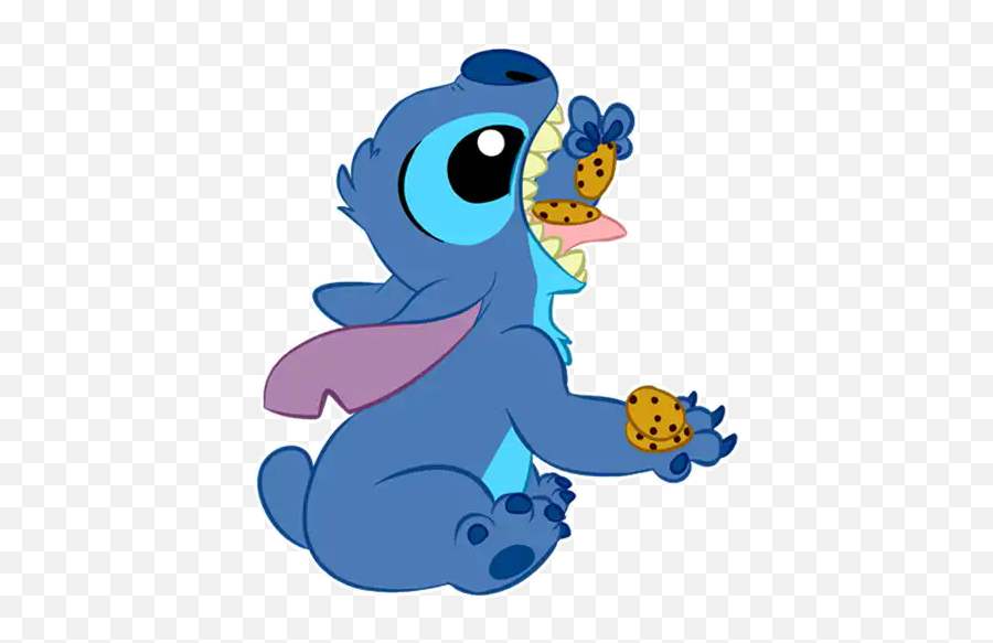 Sticker Maker - Stitch Eating Png Emoji,Desenhos Com Emoticons Do Whatsapp