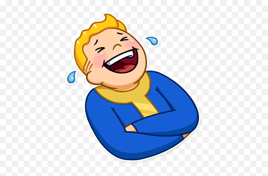 Videogames Stickers For Whatsapp Page 1 - Fallout Vault Boy Laughing Emoji,Vault Boy Emotions