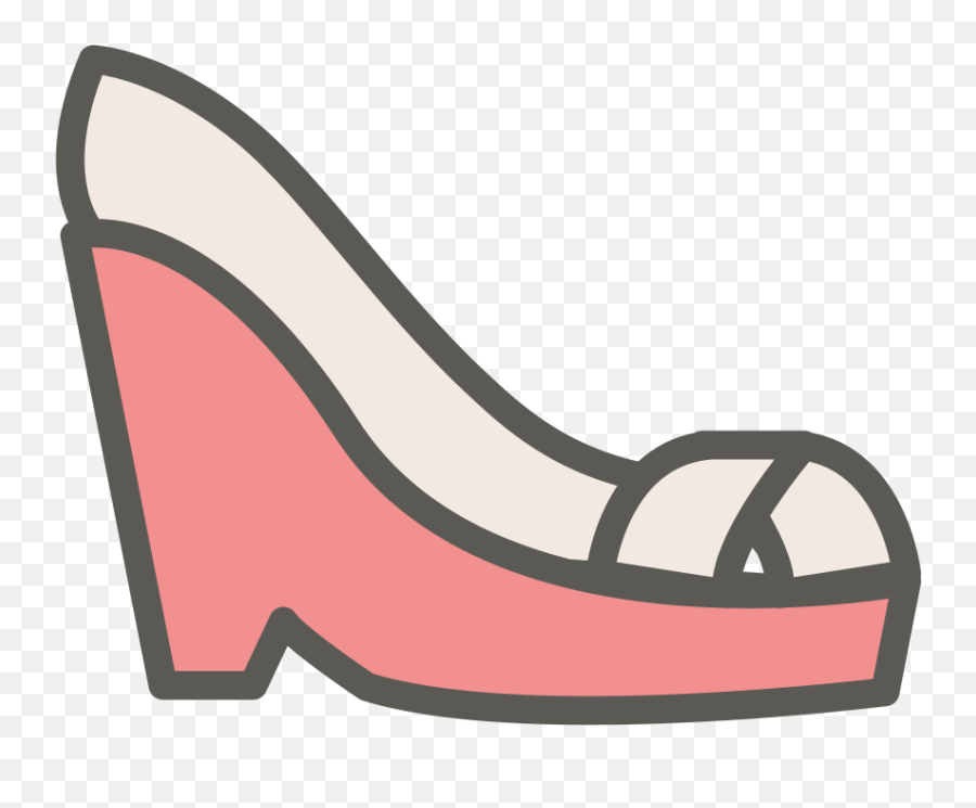 Wedge Icon - Woman Shoes Icon Png Emoji,Red High Heel Emoji