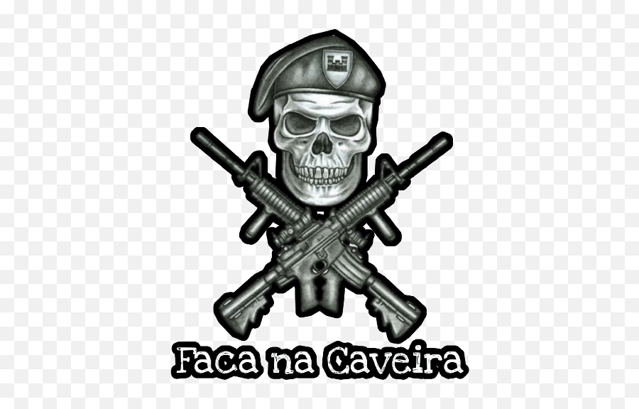 Militares - Firearms Emoji,Caveira Emoji