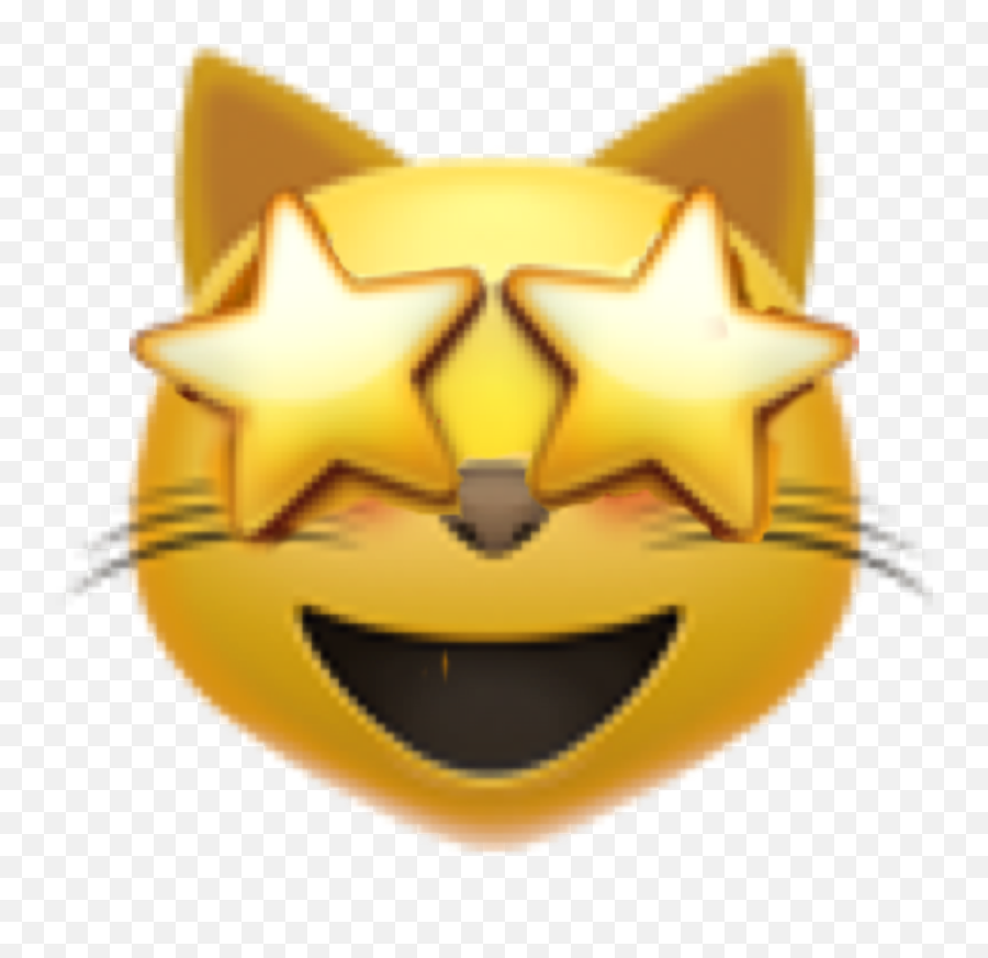 Emoji Cat Stareyes Catemoji Sticker By - Happy,Happy Cat Emoji