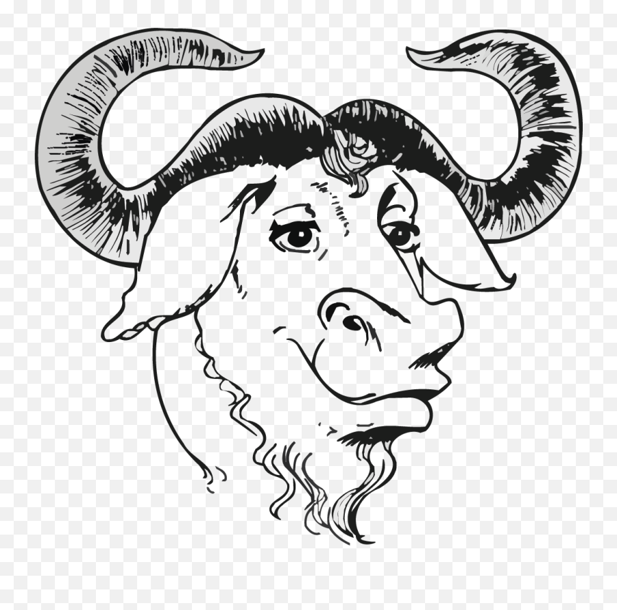 Gnu Logo - Logo Gnu Emoji,Voltron Emoticons