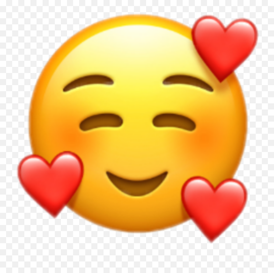 Emoticon Emoji Love Loveyou Sticker By Rus - Emoji Visage Coeur,I Love You Emoji