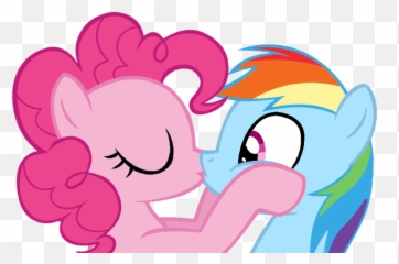 Pinkie Pie Happy Face Vector My Little Pony - Clip Art Library Cute Pinkie Pie X Rainbow Dash Emoji,Mlp Emojis Fan Made