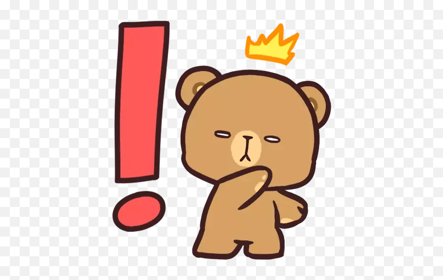 Mocha Bear Stickers - Live Wa Stickers Happy Emoji,Bear Clip Art Emotions