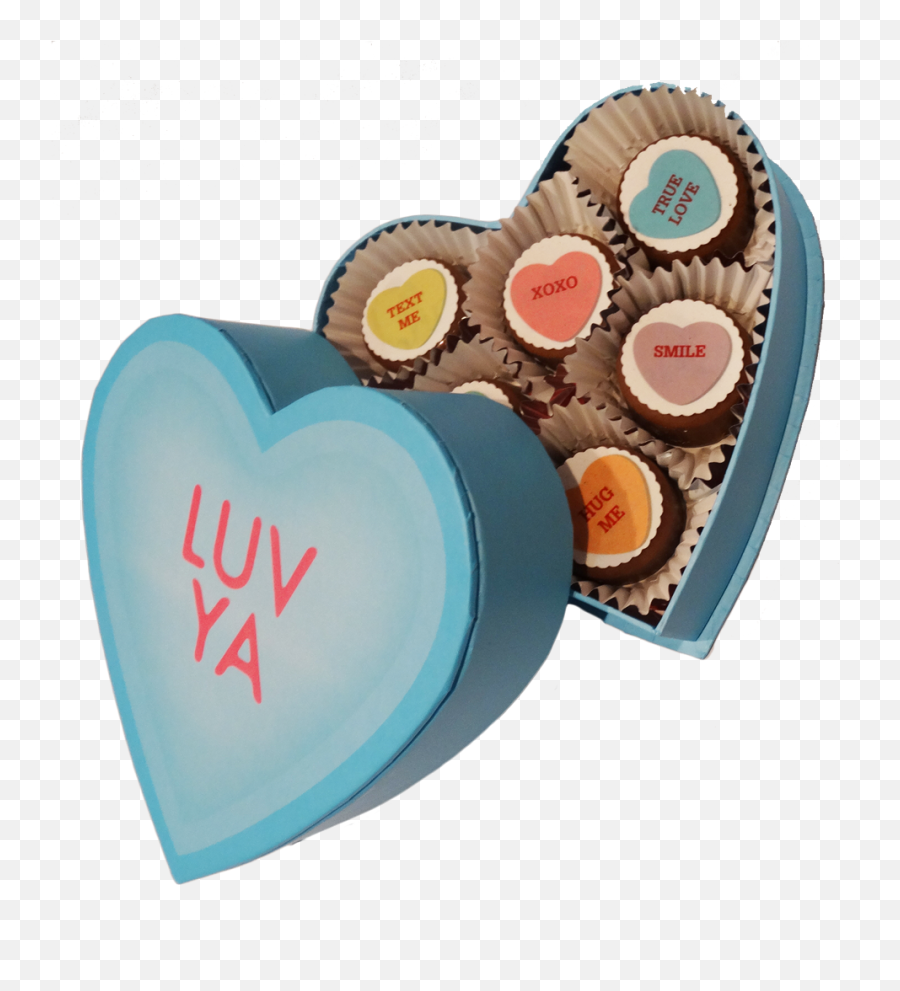 Valentineu0027s Day Mini Chocolate Covered Oreos Conversation Heart Gift Box Emoji,Heart Hug Emoji
