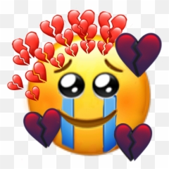 I Am Ok Sadness With Sticker - Happy Emoji,I Am Okay Emoticon