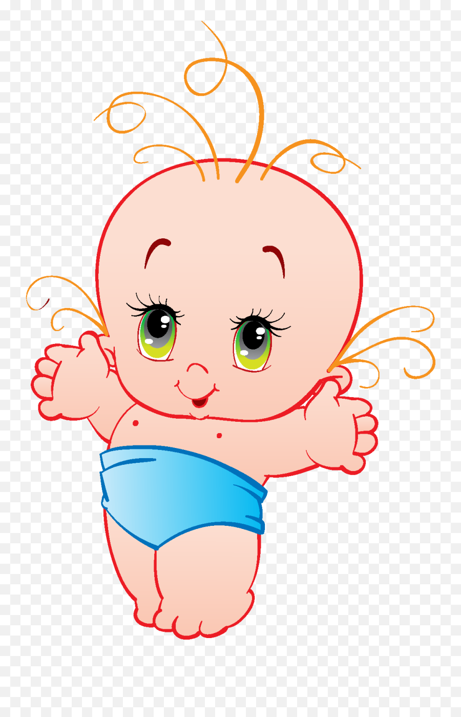 Cartoon Baby Children Kids 08 - Face Baby Face Cartoon Drawing Emoji,Kid Emotion Clipart