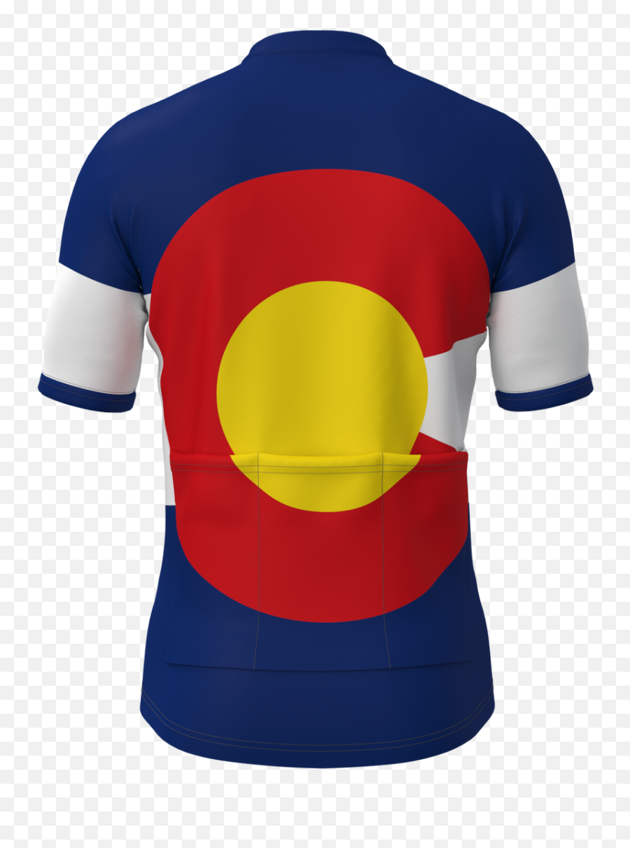 Kiss Colorado State Flag Menu0027s Cycling Jersey - Short Sleeve Emoji,Cycling Emoji