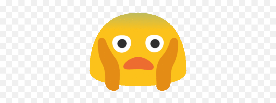 Emoji Screams Gif - Dot,Oh No Emoji