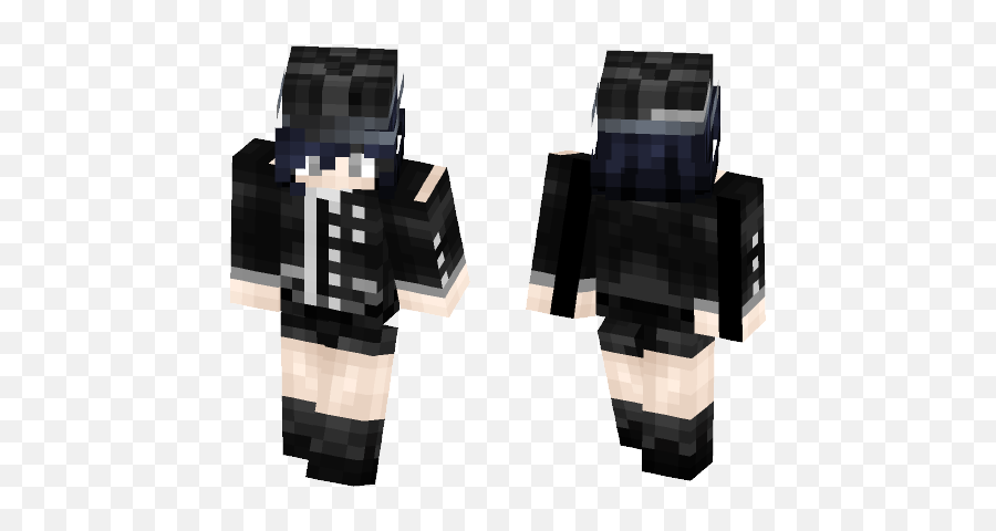 Download Not Persona 4 Detective Minecraft Skin For Free - Black Dress Minecraft Skin Emoji,Emotion Detective