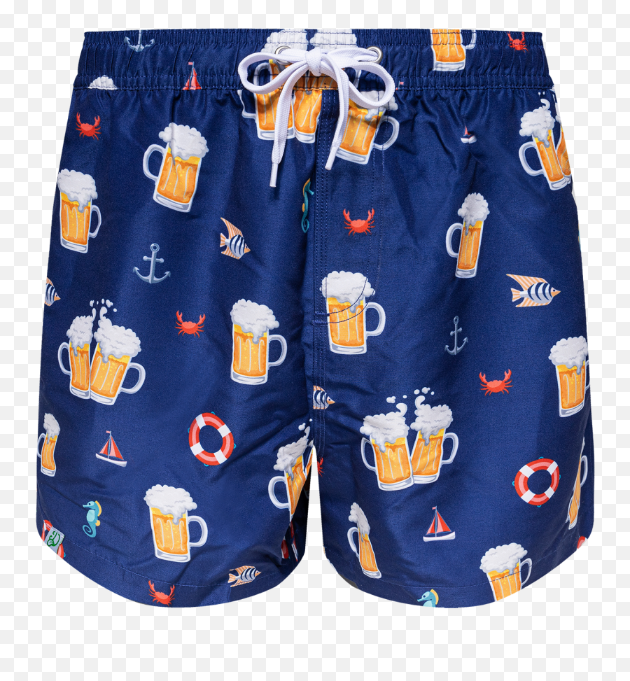 Calções De Banho Alegres De Homem Cerveja E Barco Dedoles - Dedoles Panske Plavky Emoji,Emojis Png Alegres