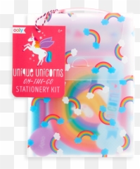 138 - 008 Ooly Gift Set Unique Unicorns Stationery Kit With Ooly Unique Unicorns Set Emoji,Bodice Emoji