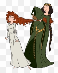 Princesa Png Disney Valente - Merida Queen Elinor Brave Emoji,Princess Emoji Curly Hair