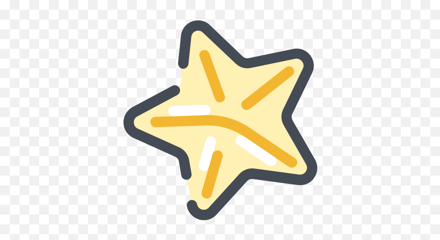 Starfish Icon In Pastel Style - Dot Emoji,Starfish Emoticon For Facebook
