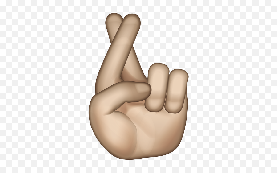 Fastest Crossed Fingers Emoji,Middle Fingers Emoticon