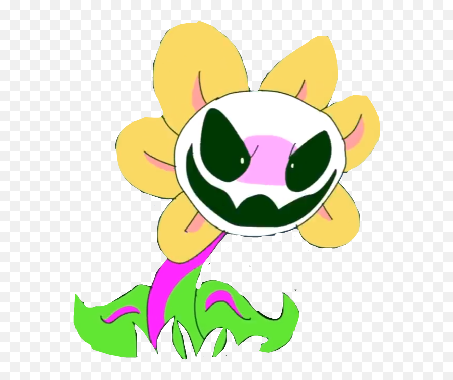 Undertale Undertaleflowey Flowey Flower Angry Mad Creep - Fictional Character Emoji,Undertale Emoticon